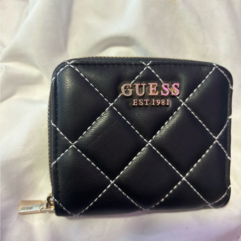Brand New Black & white GUESS wallet